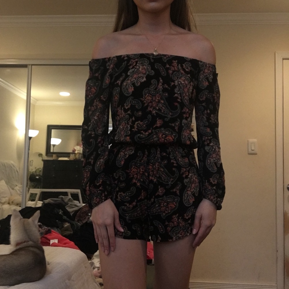 Long sleeve romper